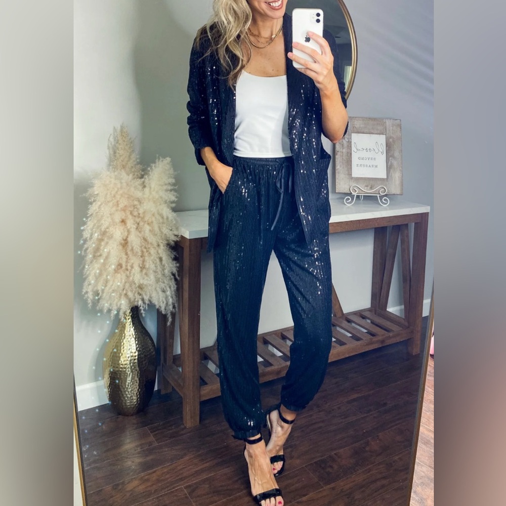 Sequin jacket